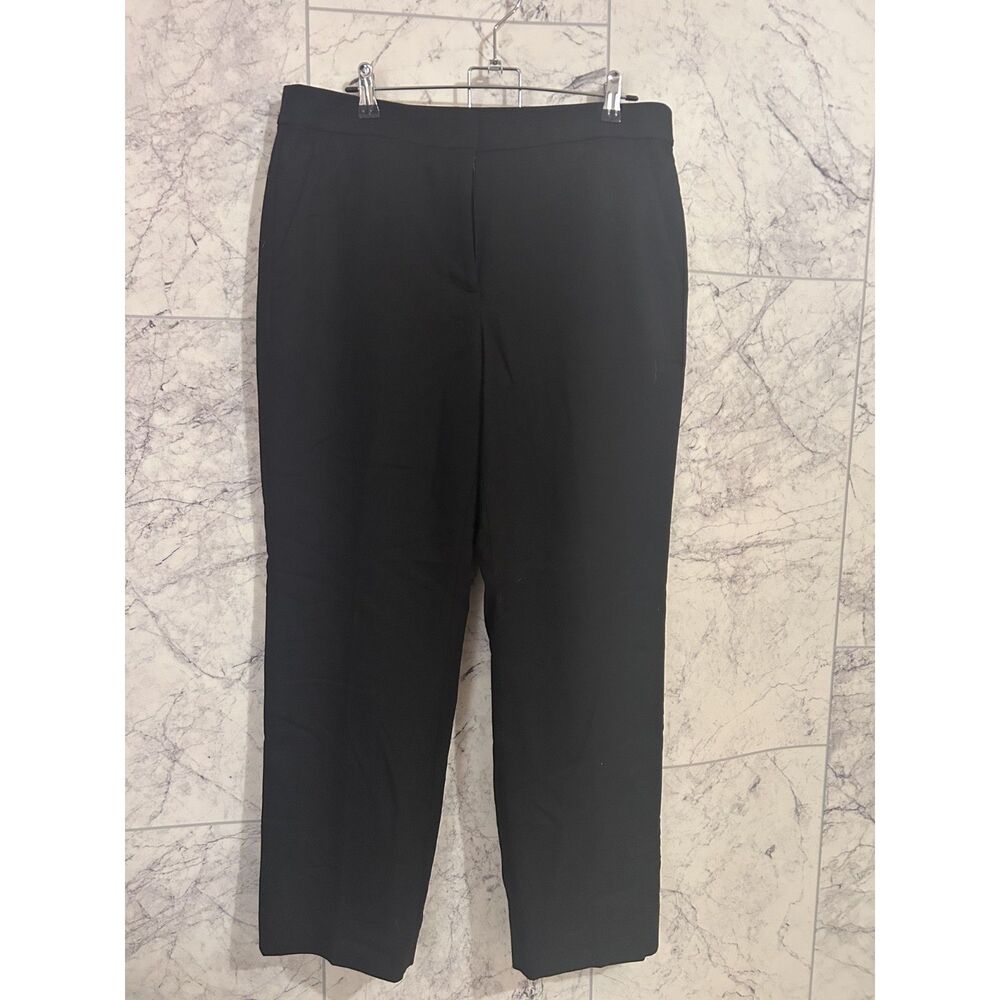 J. Crew - Kate Straight Leg Pant - Black Slacks - Size 12